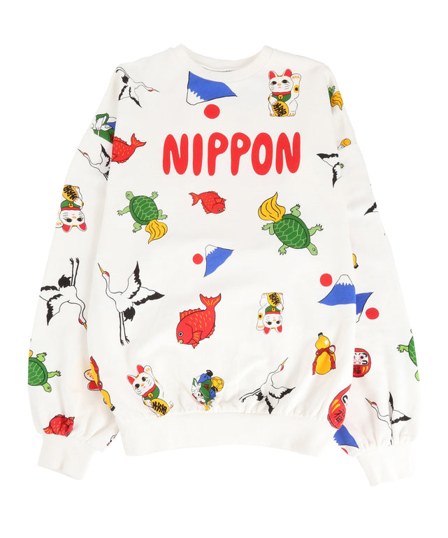 NIPPON総柄スウェット