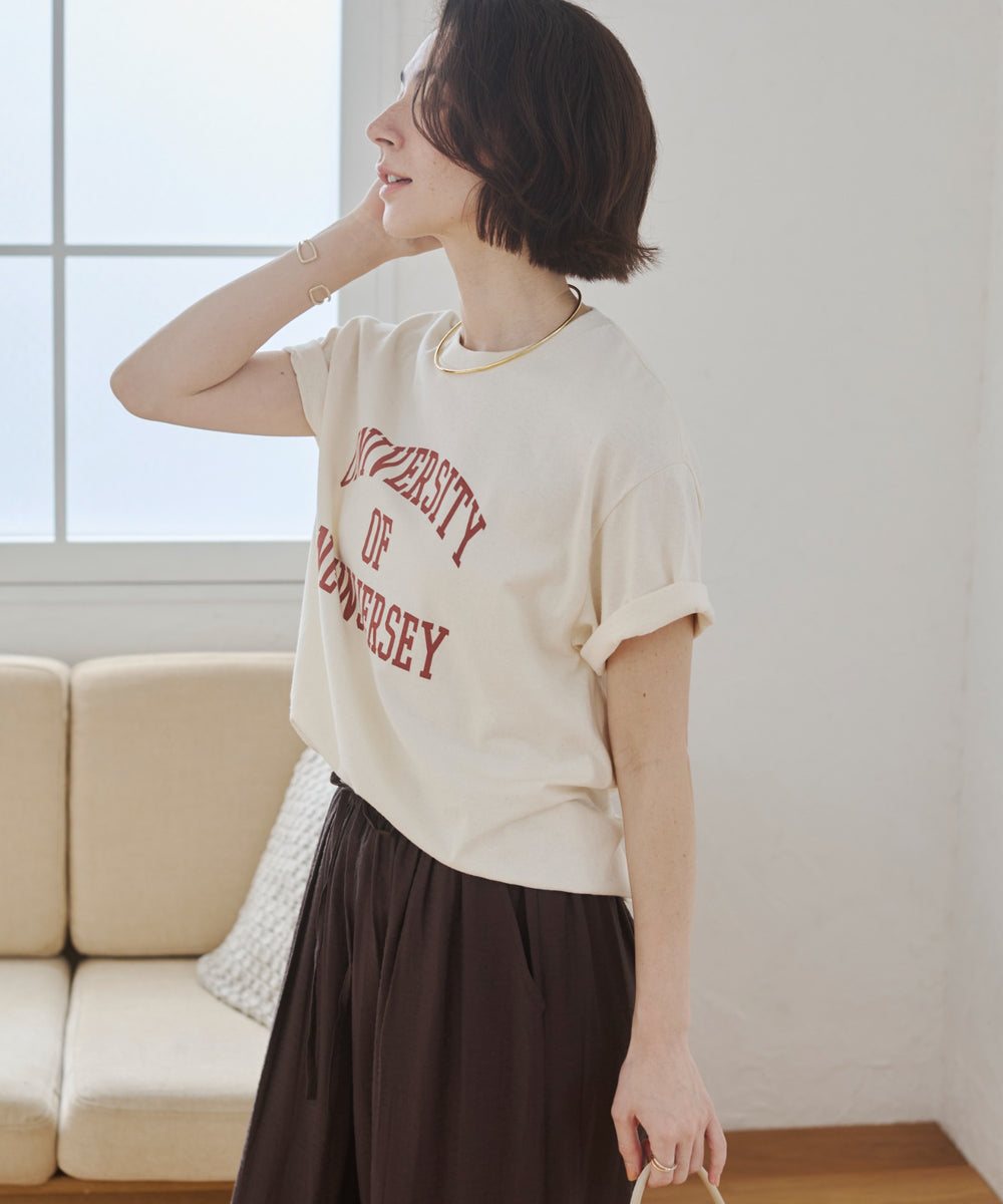 カレッジロゴプリントTee
