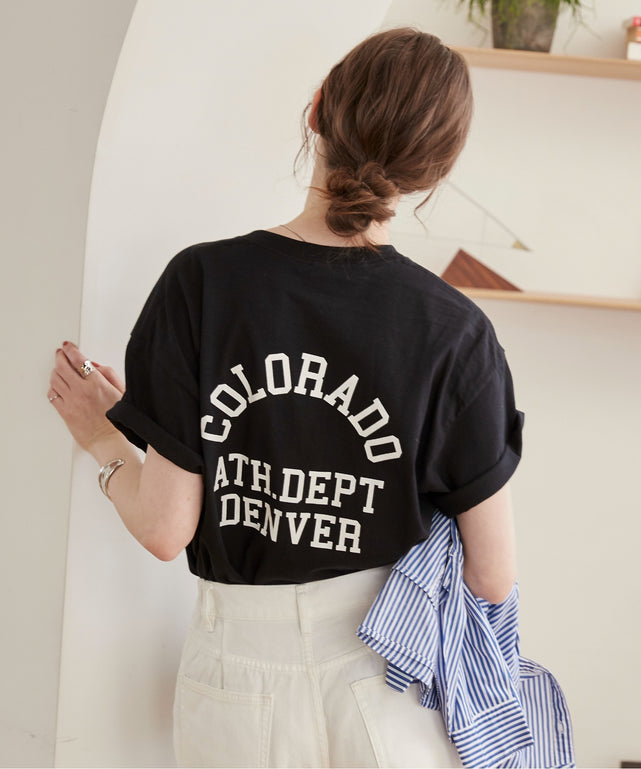カレッジロゴプリントTee