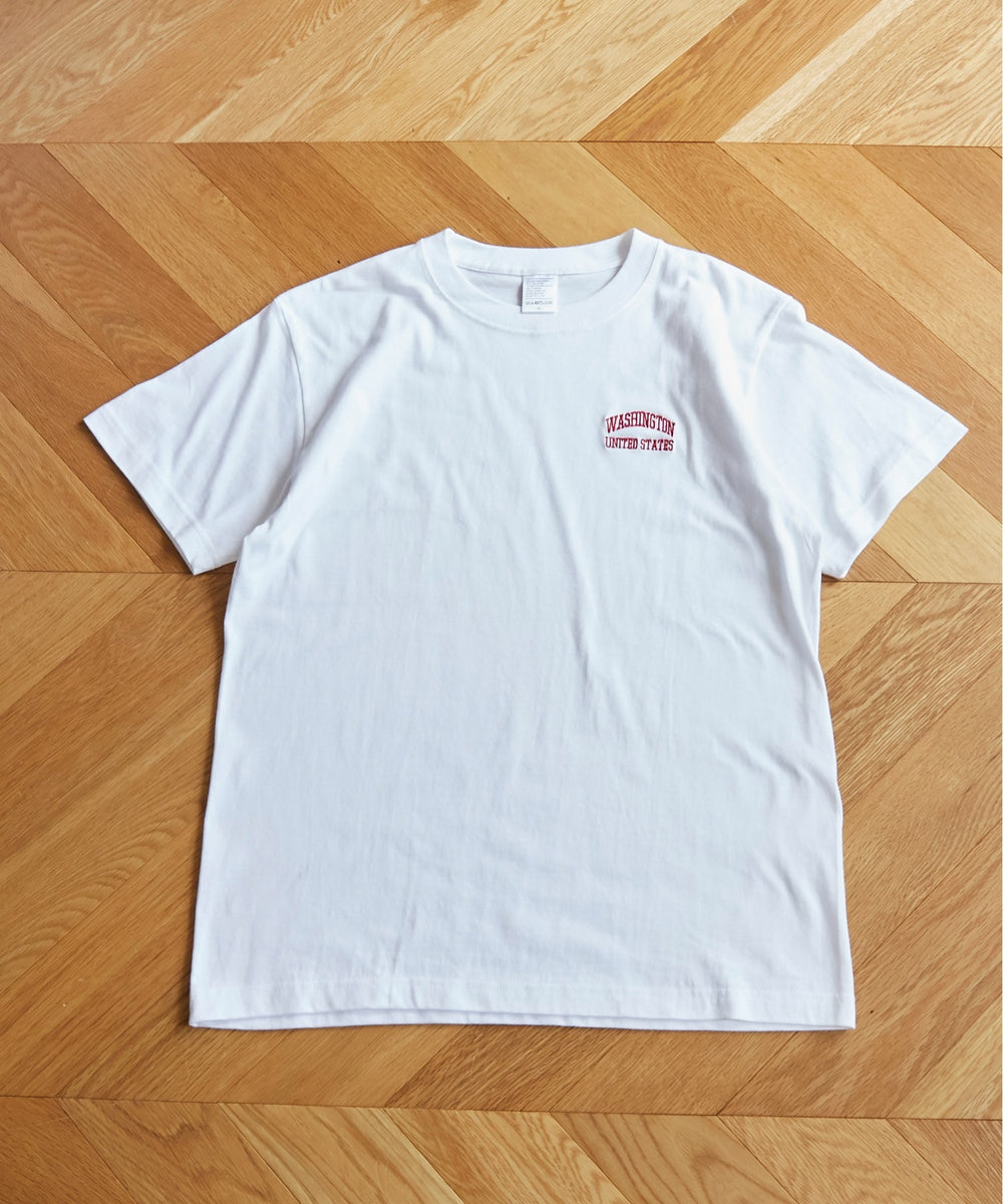 ワンポイント刺繍ロゴTシャツ