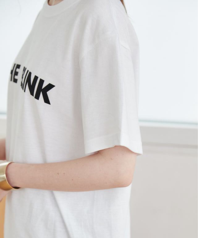 フロッキーロゴプリントTシャツ