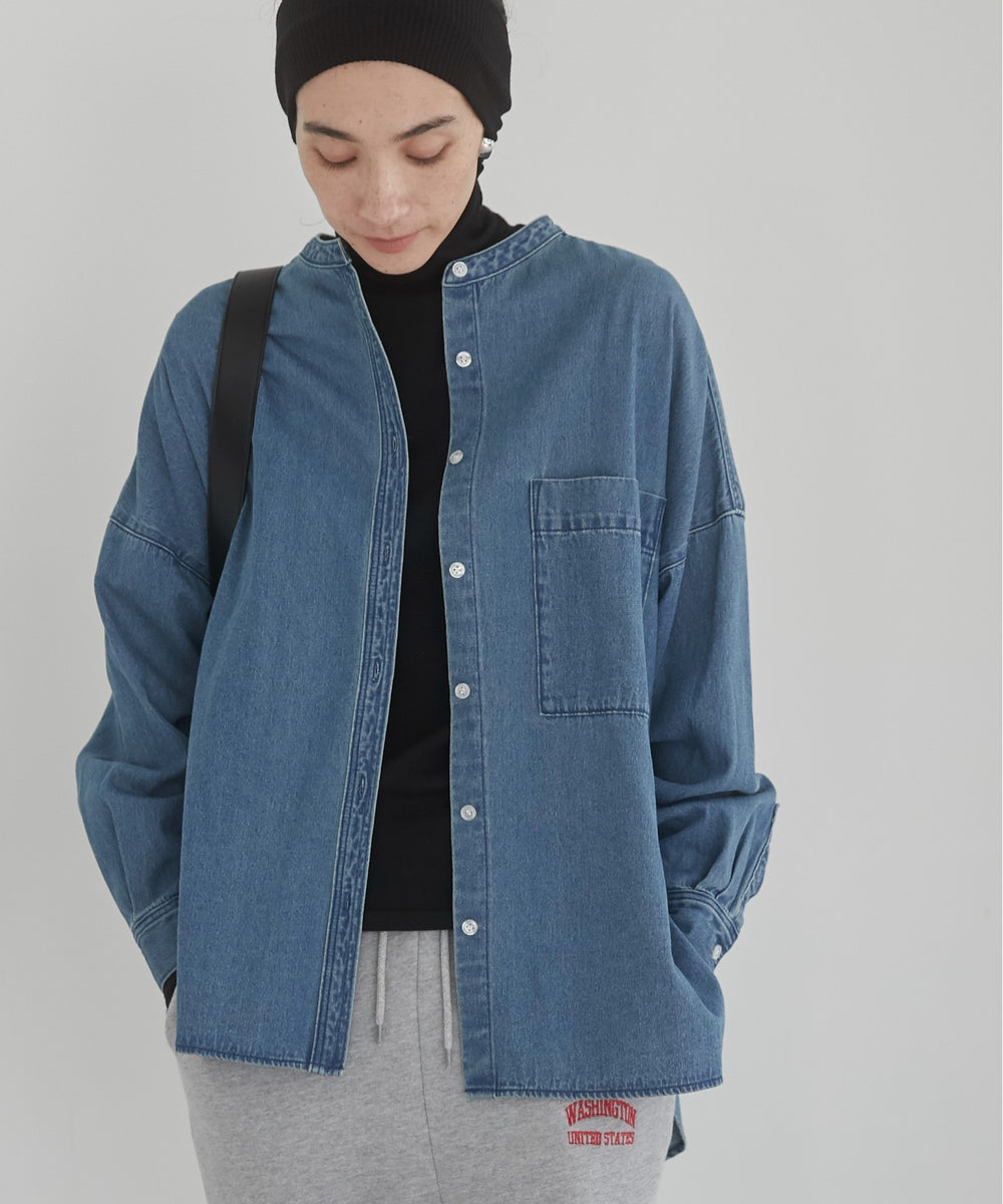 オーバーサイズデニムシャツ