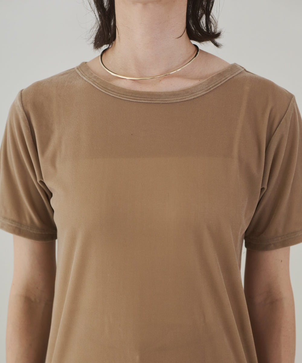 シアーベロアTシャツ