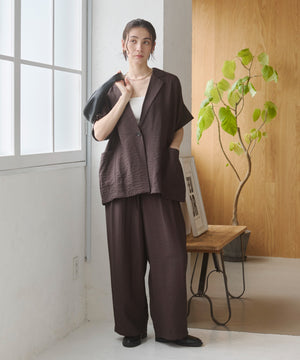 接触冷感半袖ジャケット