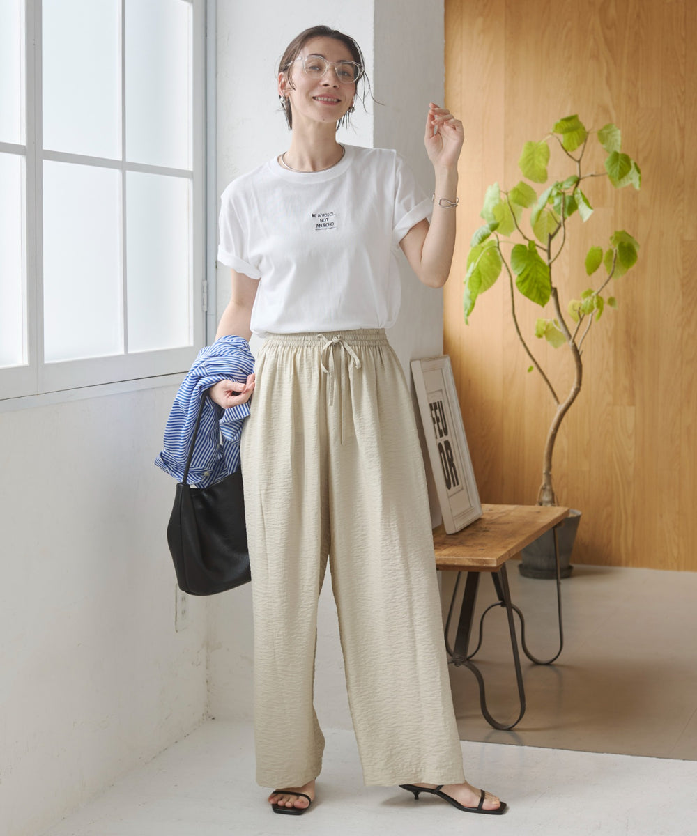 model:168cm　ホワイトアイボリー
