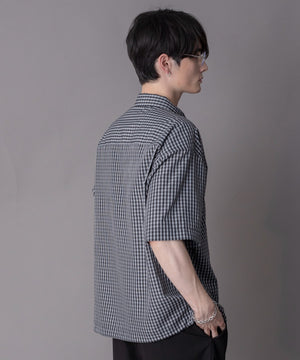 ブラックチェック1 モデル：180cm L着用
