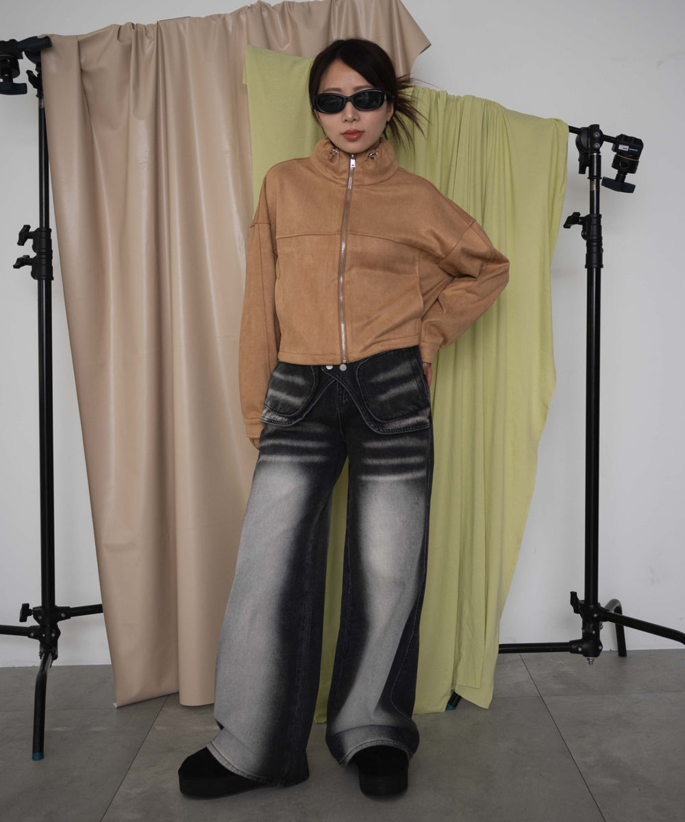 ベージュ モデル：155cm F着用