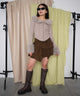 ベージュ モデル：155cm F着用