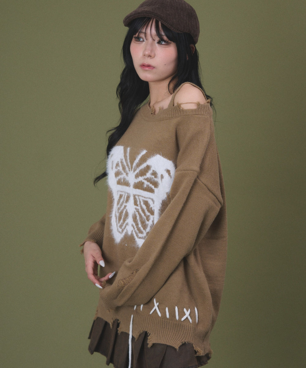 ブラウン モデル：160cm F着用