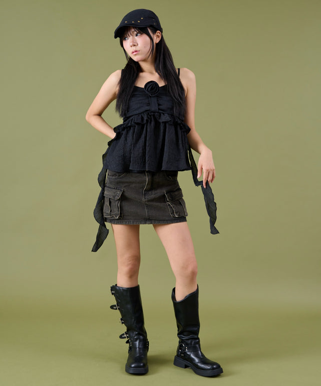 ブラック モデル：160cm F着用