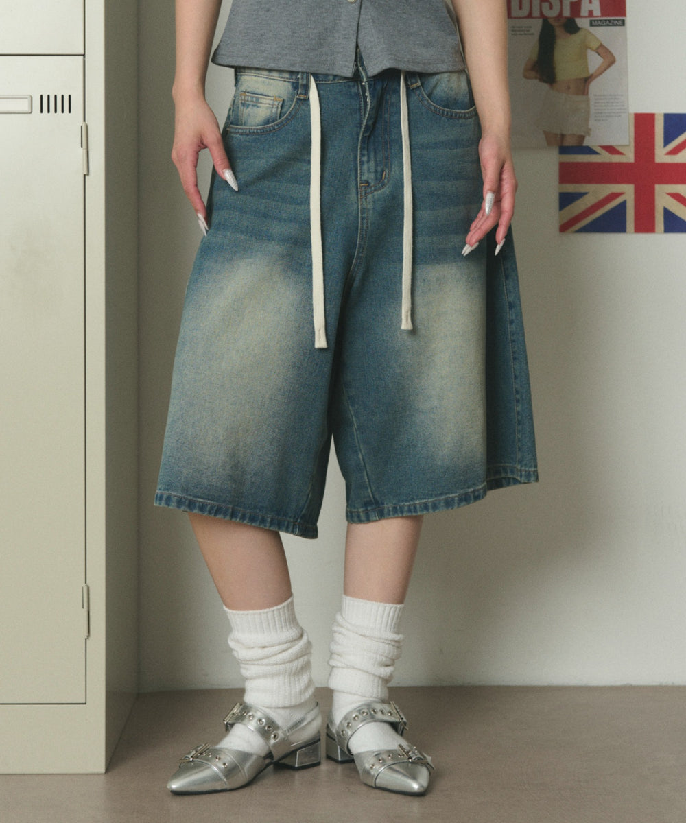 デニム中濃 モデル：163cm S着用