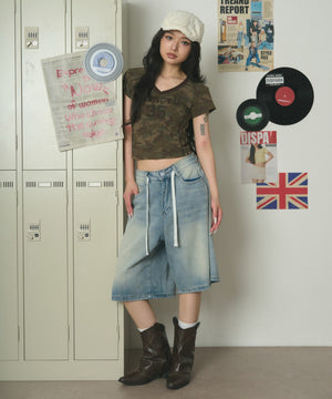 デニム淡 モデル：163cm S着用