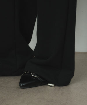 ロゴレースワイドパンツ