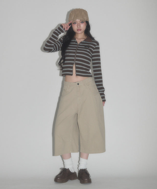 ベージュ モデル：163cm S着用