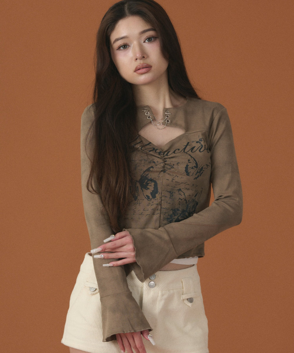 ベージュ モデル：163cm F着用