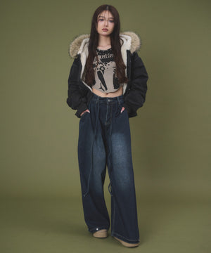 デニム濃 モデル：163cm S着用