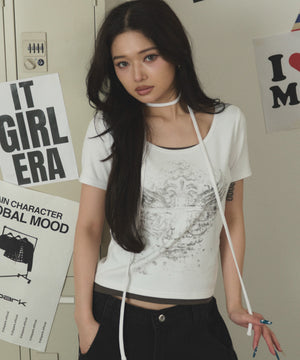 ホワイト モデル：163cm F着用