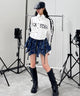 ブルー モデル：154㎝ FREE着用