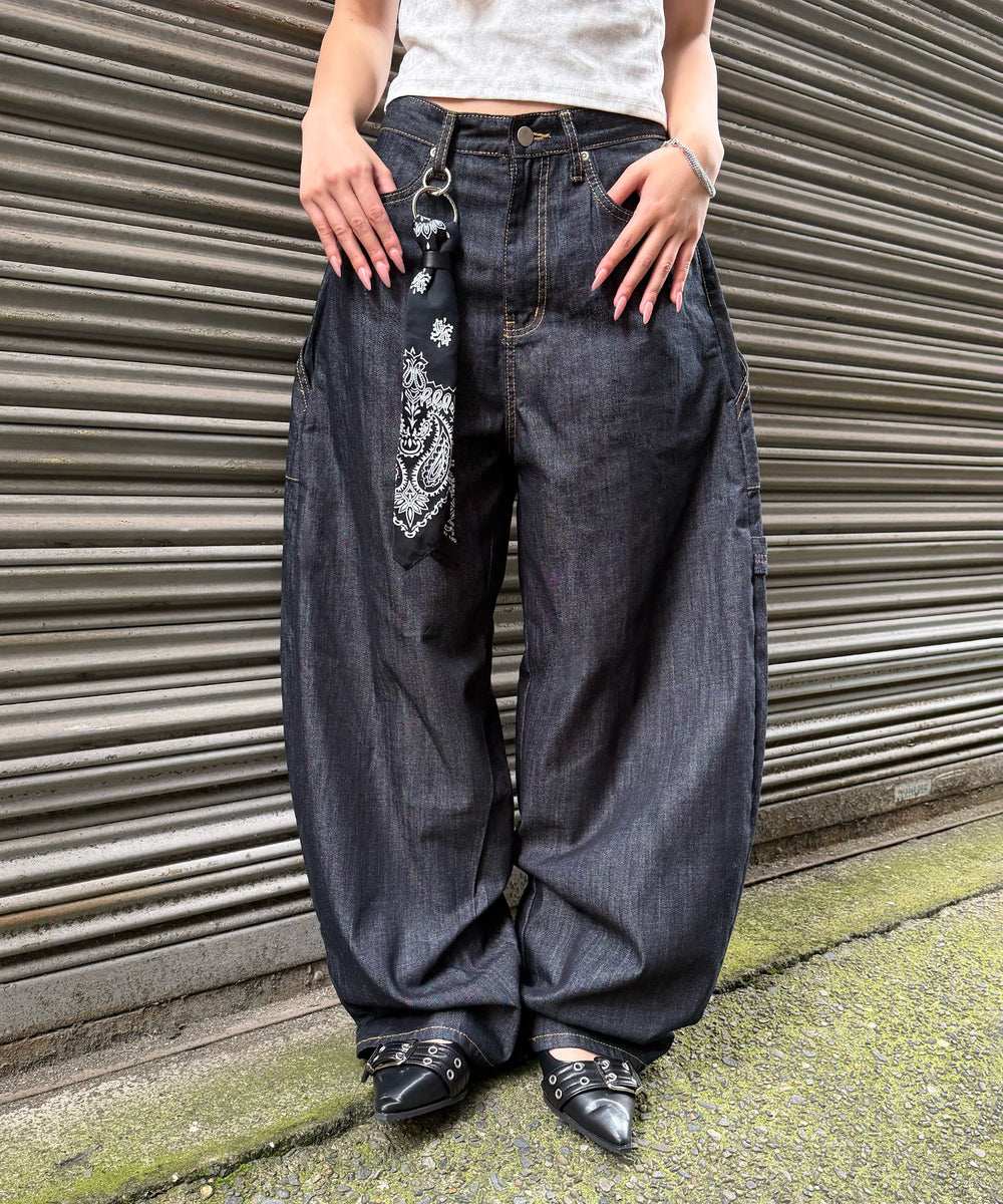 デニムインディゴ モデル:160cm 着用S