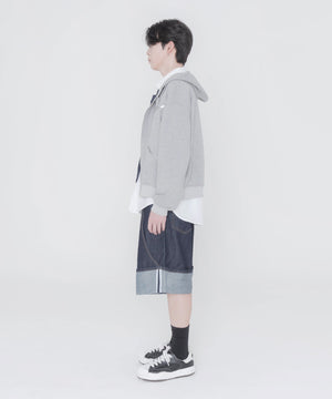 デニムインディゴ モデル:178cm L着用