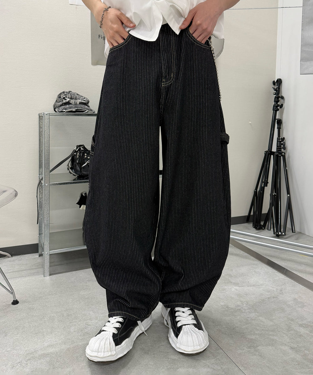 デニムインディゴ モデル:176cm L着用