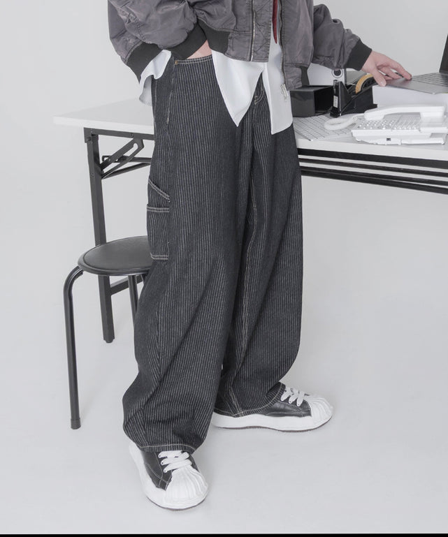 デニムインディゴ モデル:178cm L着用