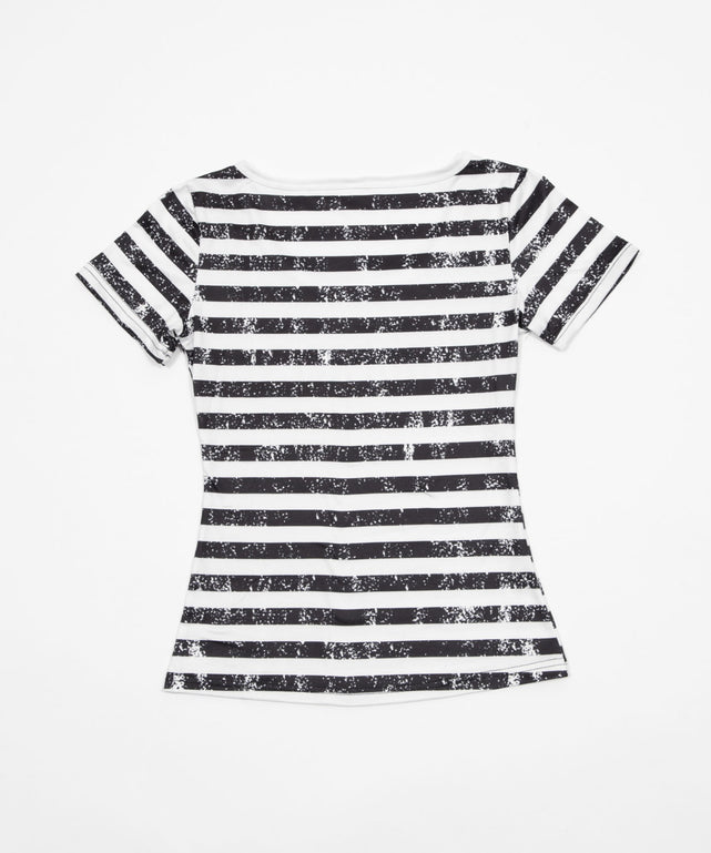 ラインストーンスカルTシャツ