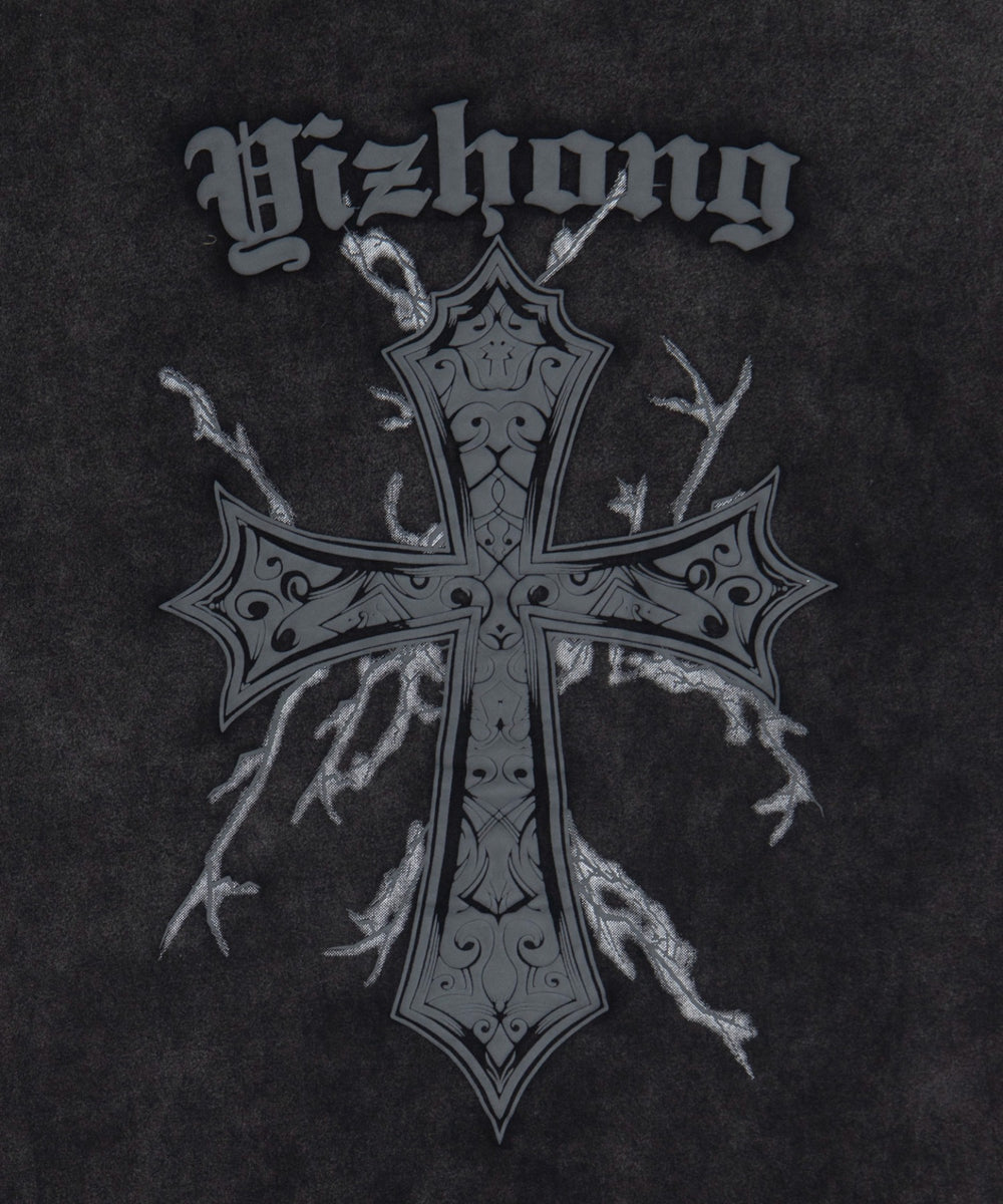 フェード発泡ロゴTシャツ