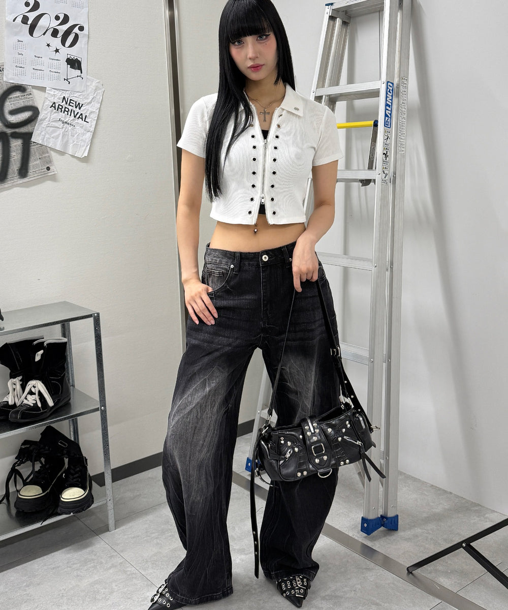 ホワイト モデル:168cm F着用
