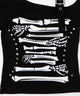 オフショルスカルTシャツ