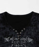 ゴシックアイコンレースアップTシャツ