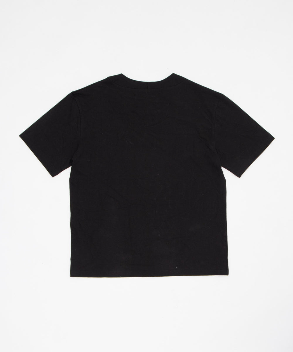 カラージップラウンドヘムTシャツ