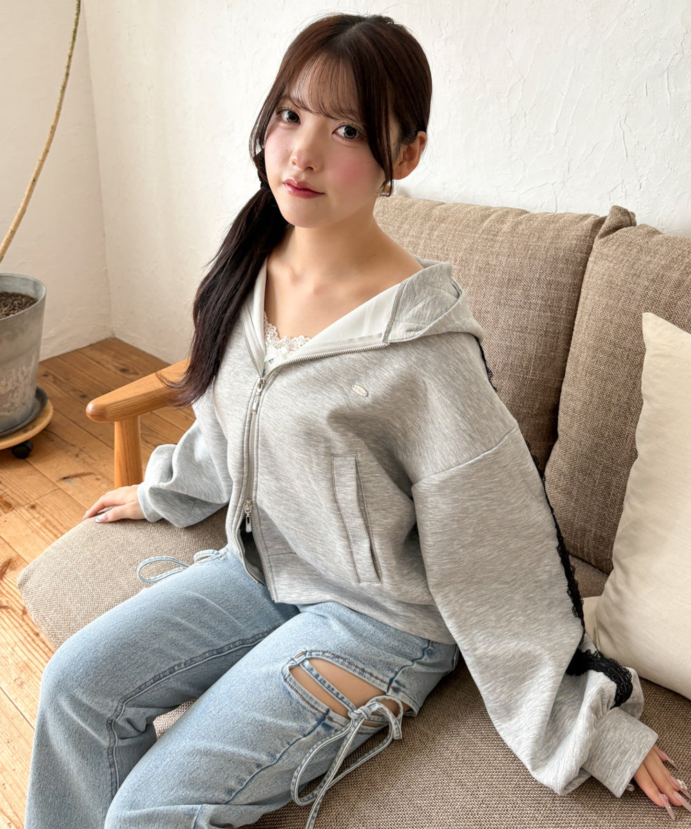 グレー モデル：155cm F着用