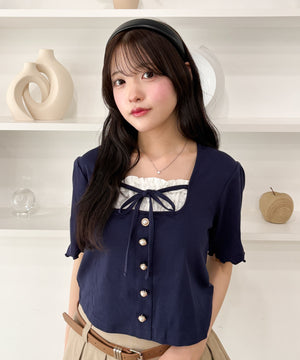 ネイビー モデル：155cm F着用