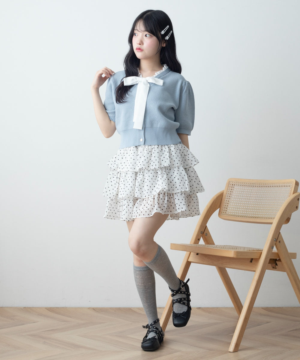 ホワイト モデル：155cm F着用