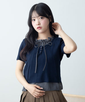 ネイビー モデル：155cm F着用