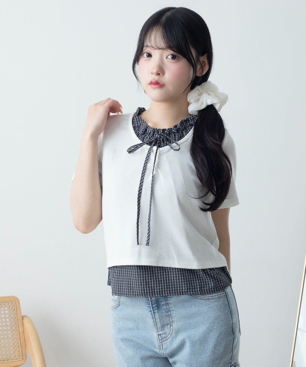 ホワイト モデル：155cm F着用
