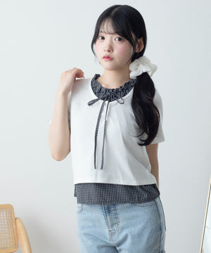 ホワイト モデル：155cm F着用