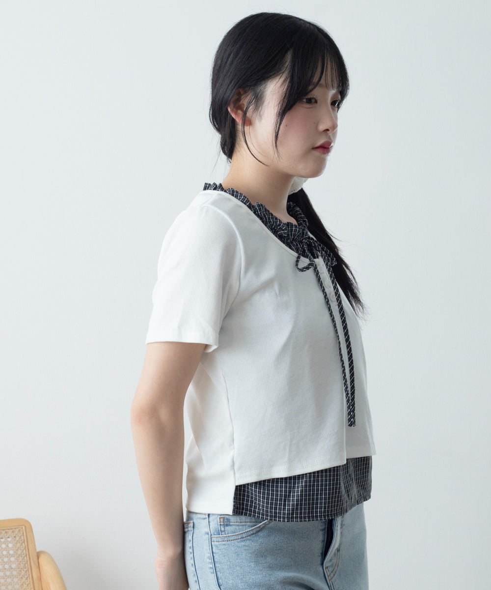 ホワイト モデル：155cm F着用