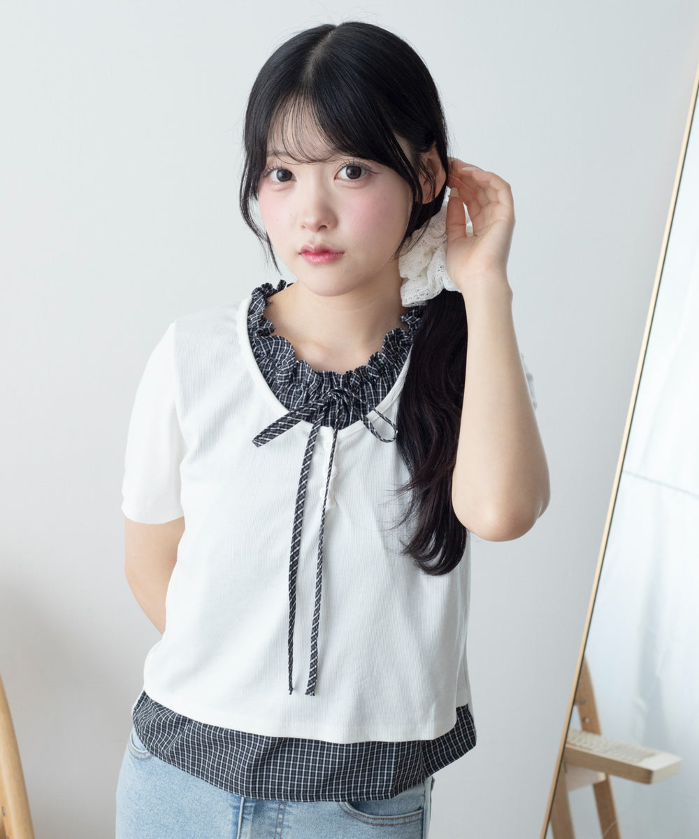 ホワイト モデル：155cm F着用