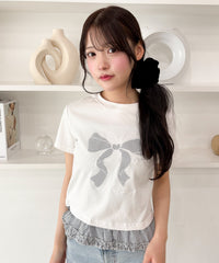 フリルヘムパッチワークTシャツ