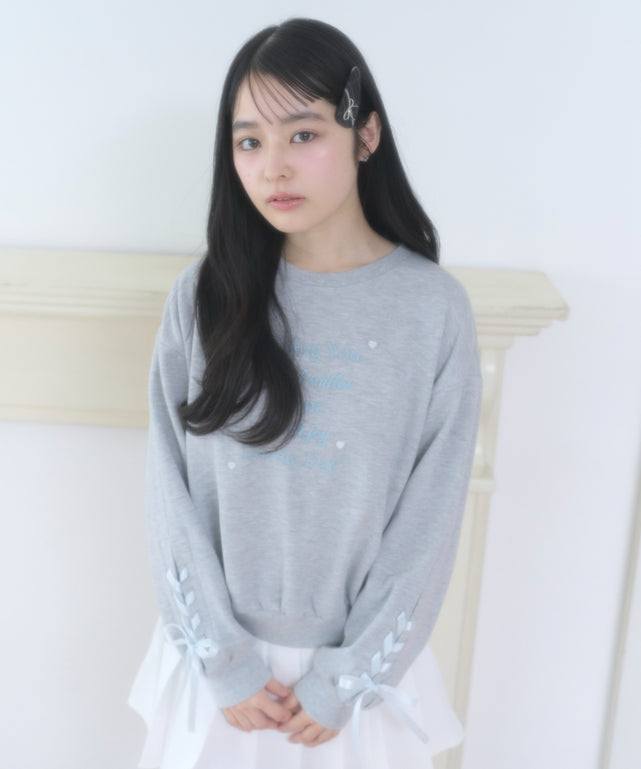 杢グレー モデル：160cm F着用