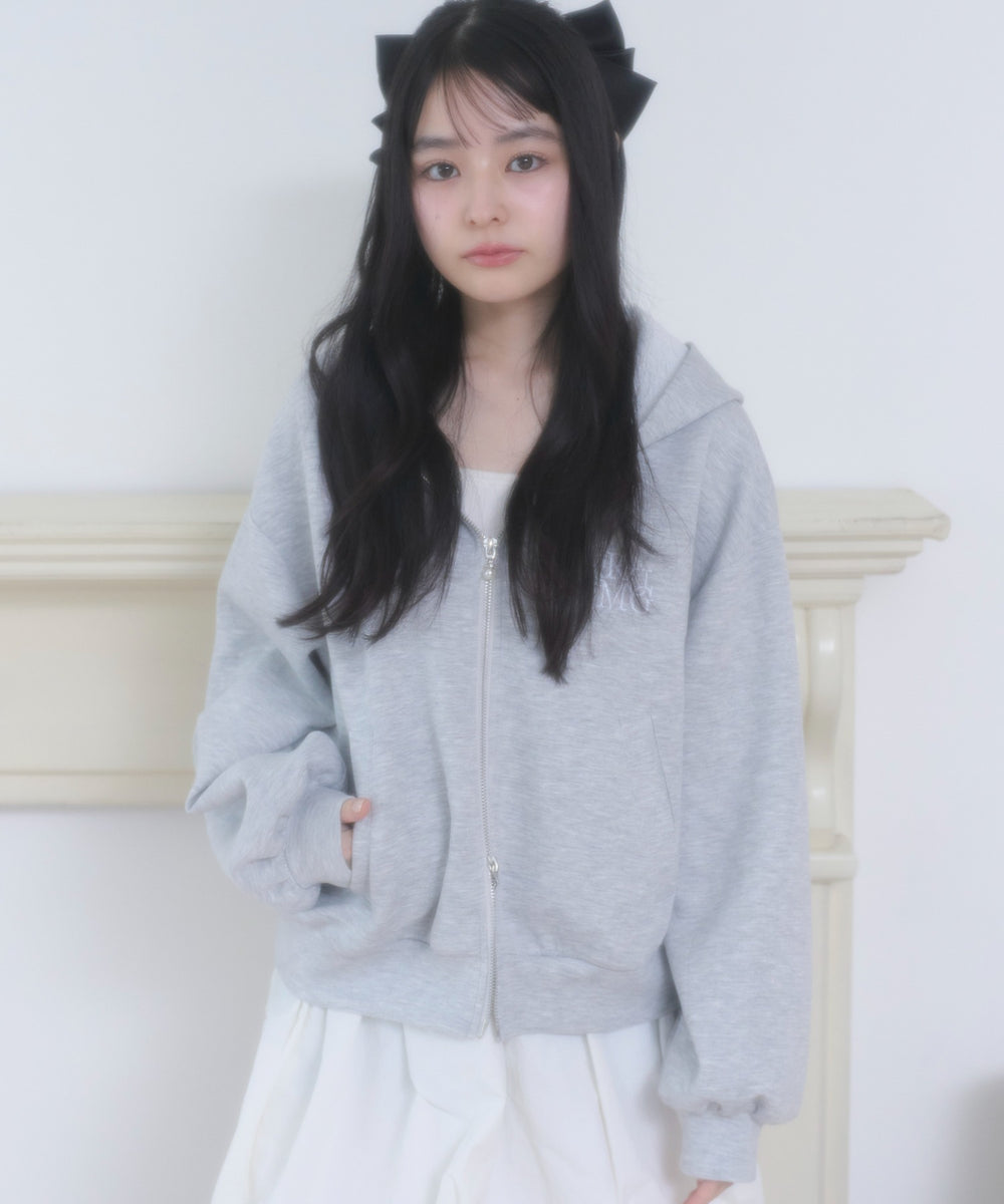 杢グレー モデル：160cm F着用