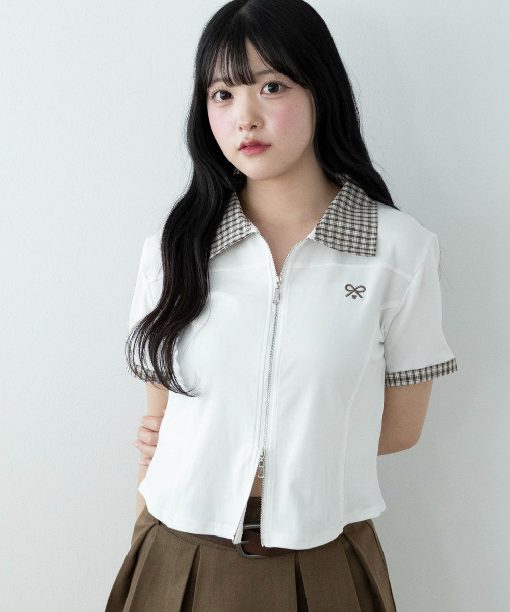 ホワイト モデル：155cm F着用