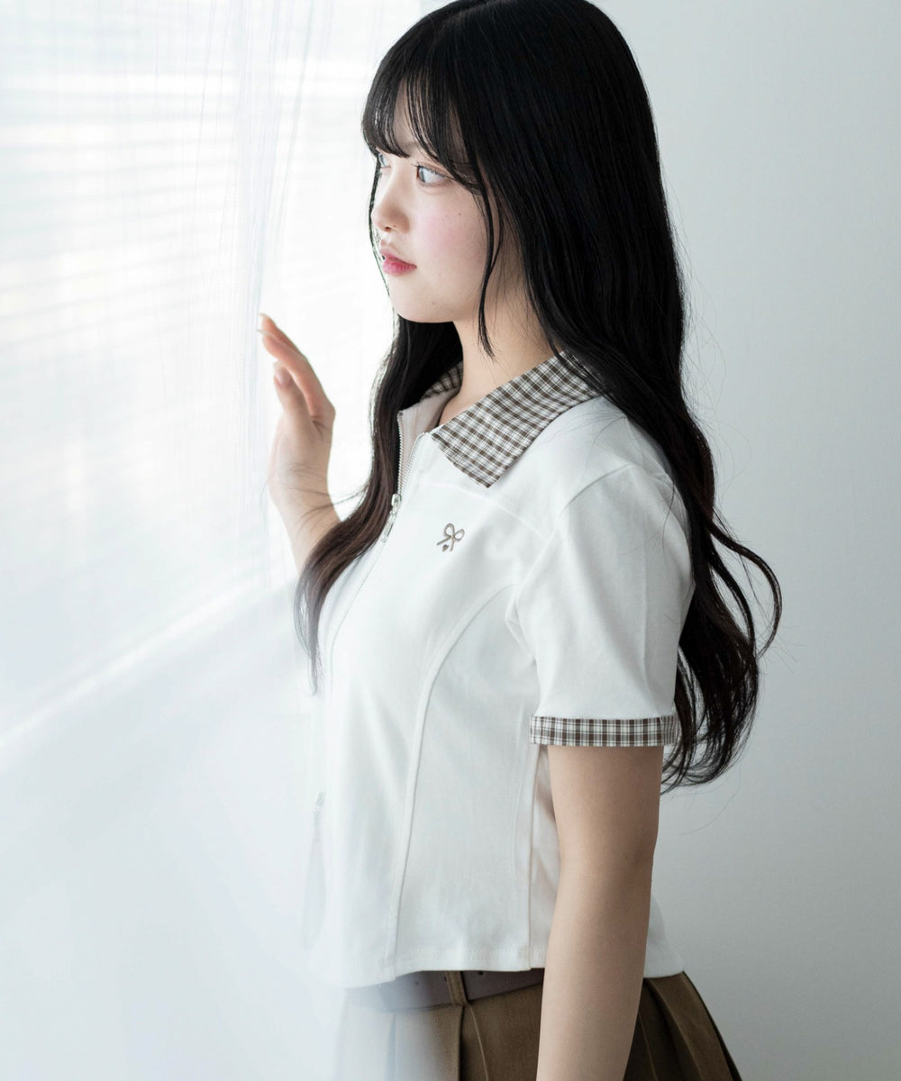 ホワイト モデル：155cm F着用