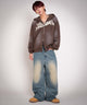 ブラウン モデル：175cm L着用