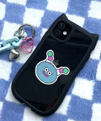 猫耳フレームiphoneケース（ブラック）