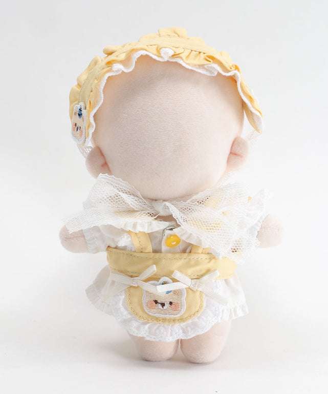 ぬいくまセーラーメイドセット12cm/イエロー