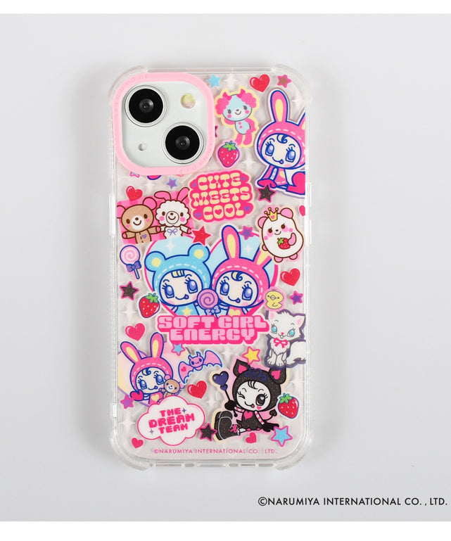 SKINNYDIP メゾピアノ ジュニア Y2K iphoneケース/柄1(iphone14)