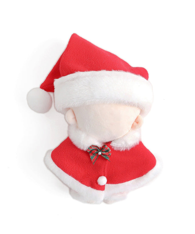 ぬいサンタケープセット15cm/レッド